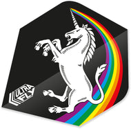 Unicorn Rainbow - Black - Ultrafly.100 - Plus - Dart Flights
