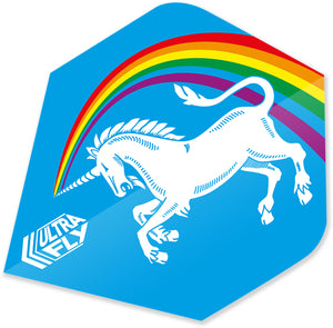 Unicorn Rainbow - Blue - Ultrafly.100 - Plus - Dart Flights