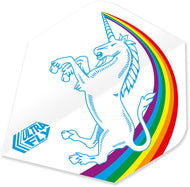 Unicorn Rainbow - White - Ultrafly.100 - Plus - Dart Flights