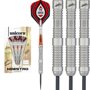 Unicorn Seigo Asada - Phase 3 - Ninja - Maestro - 95% Tungsten Darts - Natural - 22g