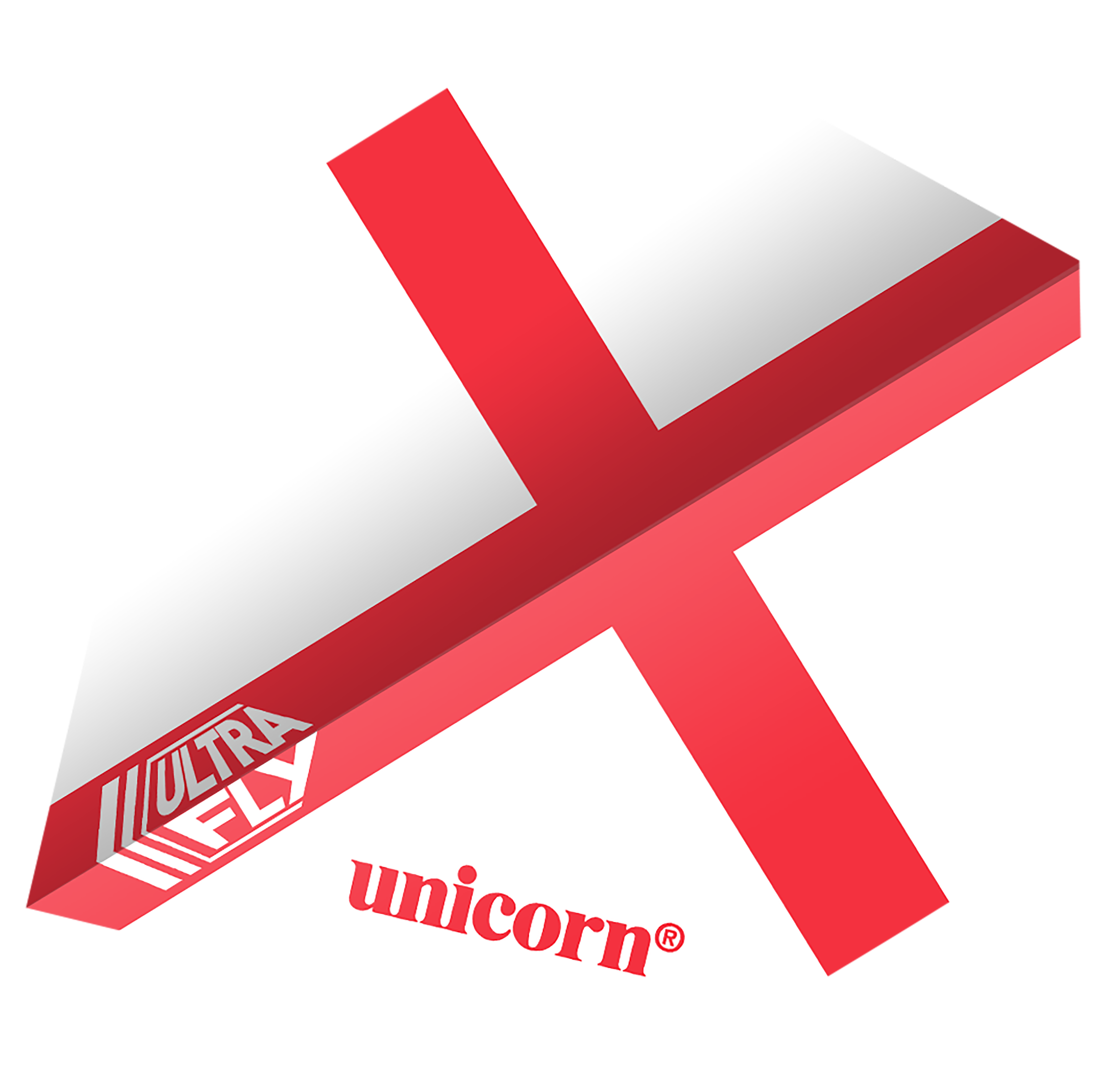 Unicorn Ultrafly Dart Flights - 100 Micron - Plus Std - St George Cross
