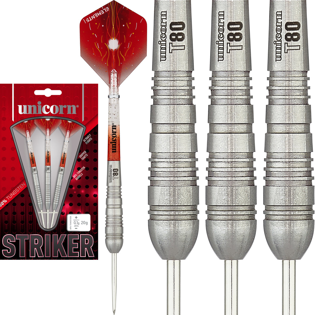 Unicorn Striker - Type 4 - 80% Tungsten Darts - 23g 25g