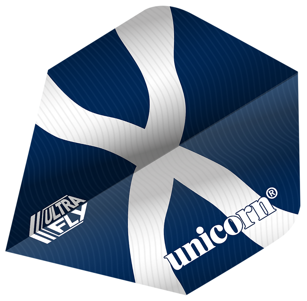Unicorn Ultrafly Dart Flights - 100 Micron - Plus Std - Scotland - Wavy