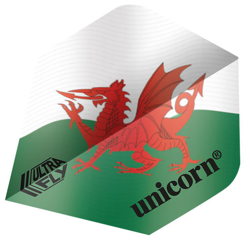 Unicorn Ultrafly Dart Flights - 100 Micron - Plus Std - Wales
