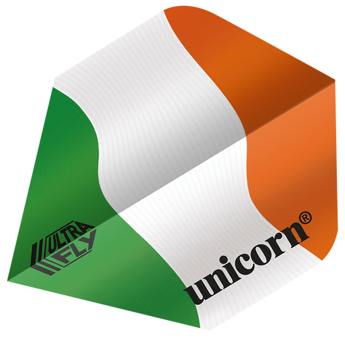 Unicorn Ultrafly Dart Flights - 100 Micron - Plus Std - Ireland - Wavy