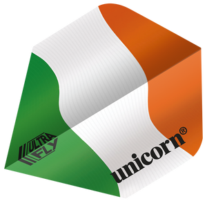 Unicorn Ultrafly Dart Flights - 100 Micron - Plus Std - Ireland - Wavy