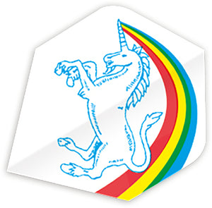 Unicorn Core.75 Rainbow White Plus Shape Flights