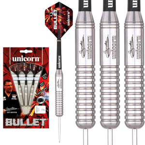 Unicorn Gary Anderson Bullet Durable Stainless Steel Darts - 21g 23g 25g
