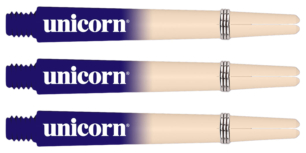 Unicorn Gripper 3 - Cosmos - Two Tone Nylon Dart Shafts with Springs - Aurora