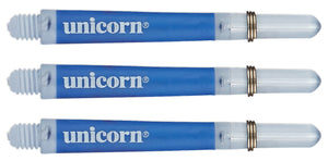 Unicorn Gripper Softflex Dart Shafts - Blue / Clear