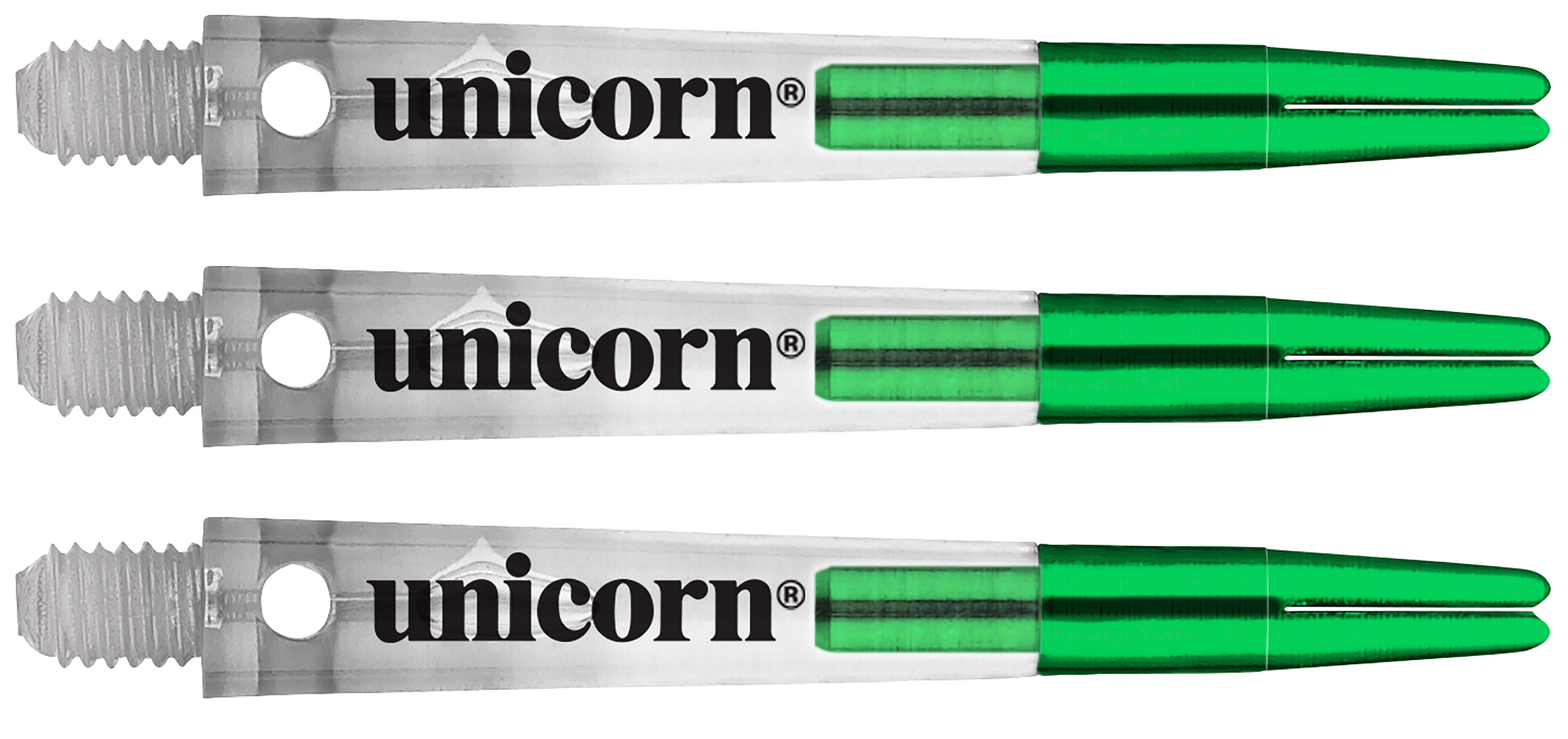 Unicorn Gripper Zero Degrees Dart Shafts - Green