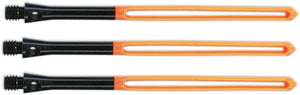 Unicorn Slikstik Aluminium Dart Shafts - Side Loading Stems - Orange - Phil Taylor
