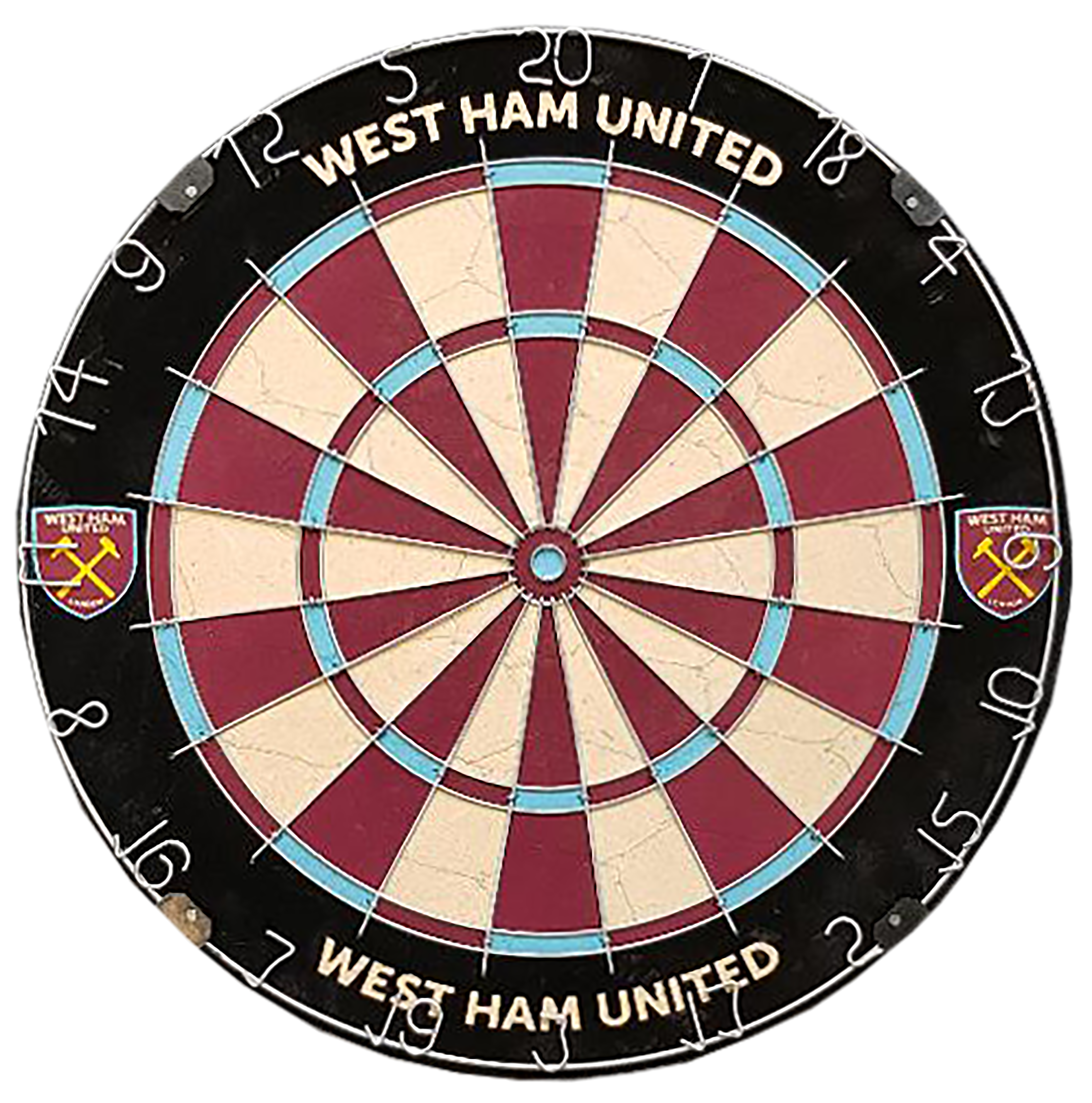 Official West Ham FC Dartboard - Professional Size