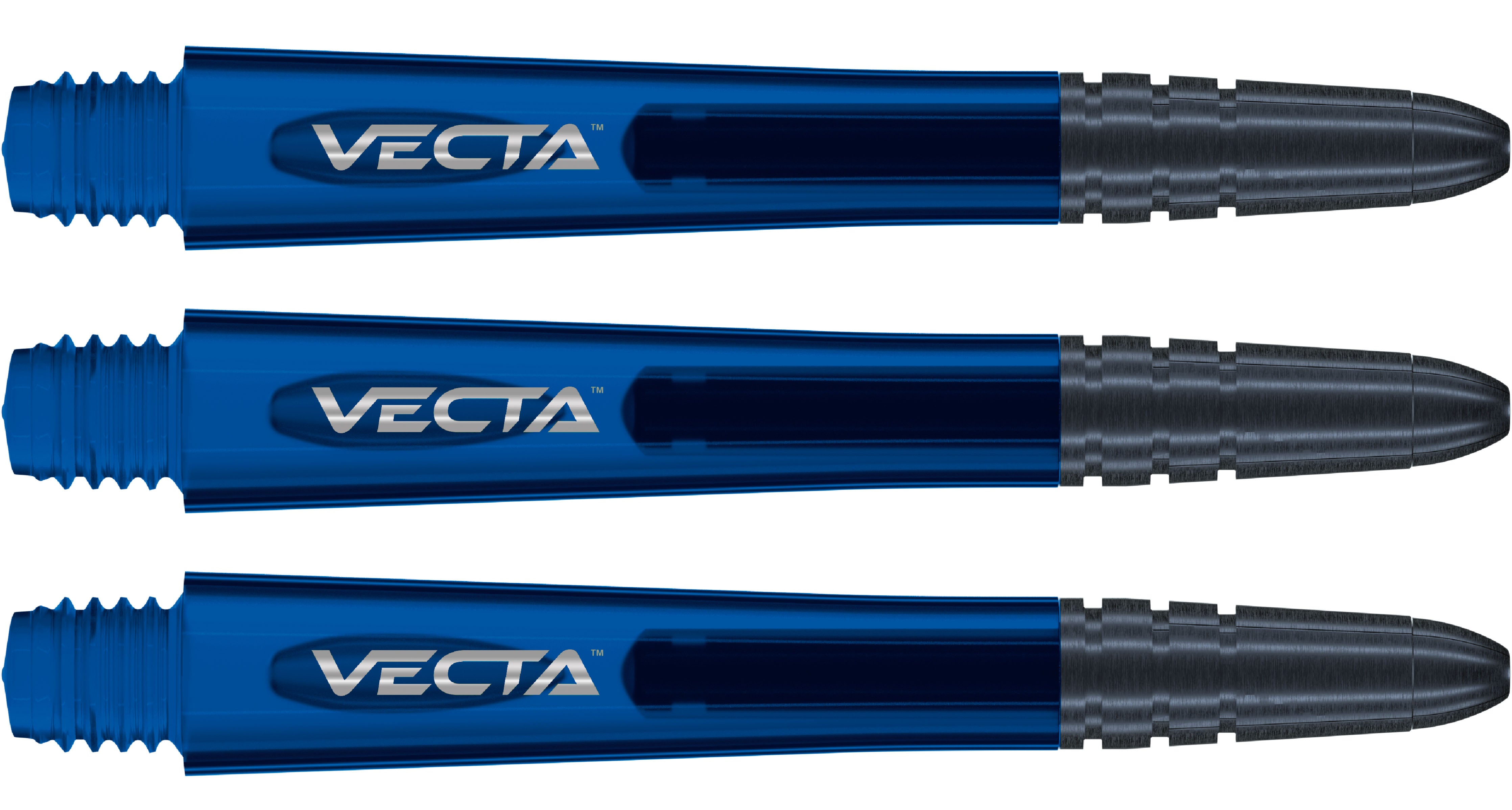WINMAU VECTA DART STEMS - POLYCARBONATE BASE - ALUMINIUM TOP - BLUE