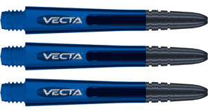 WINMAU VECTA DART STEMS - POLYCARBONATE BASE - ALUMINIUM TOP - BLUE