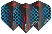 Winmau Prism Zeta - Standard Shape - Black Blue & Red Dart Flights