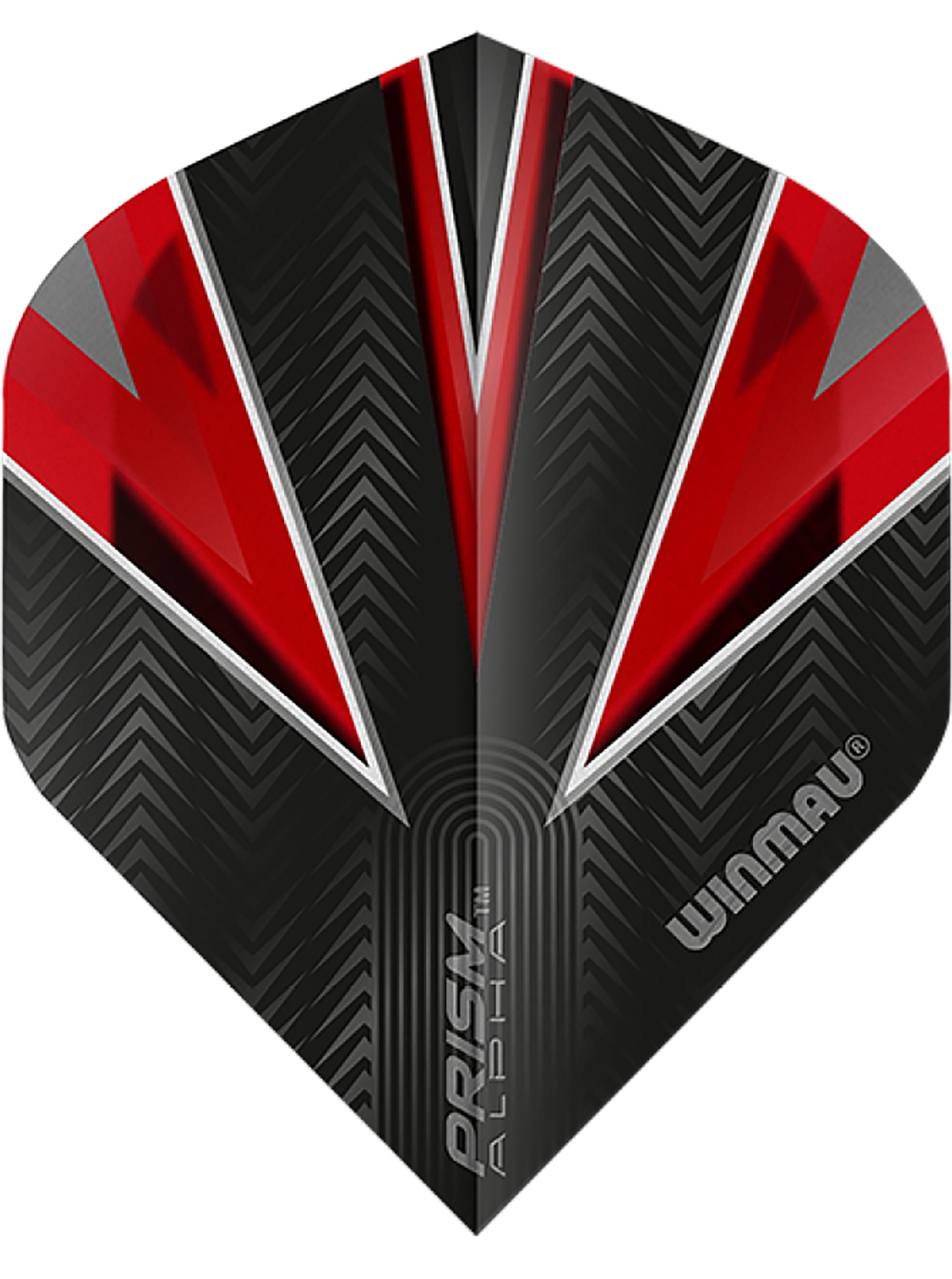 Winmau Prism Alpha Standard Shape Dart Flights - Red
