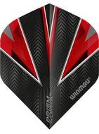 Winmau Prism Alpha Standard Shape Dart Flights - Red