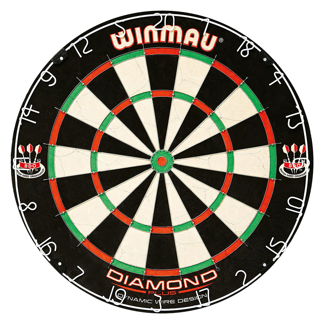 Winmau Dartboard - Diamond Plus - Angle Wire -  Steel Tip Dart Board