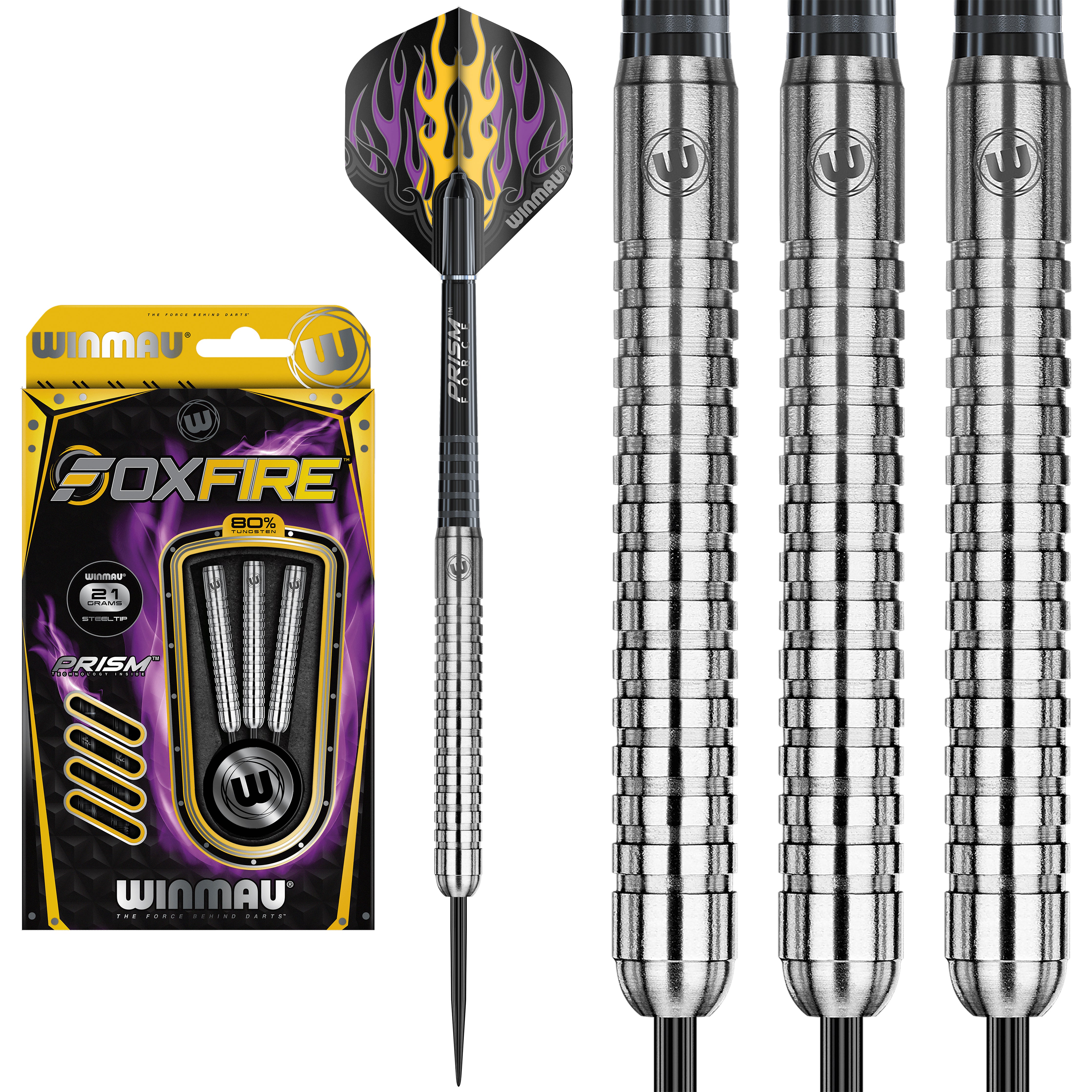 Winmau Foxfire 80% Tungsten Darts - 25g