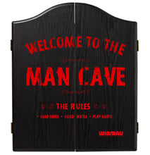 Winmau Man Cave Wooden Dartboard Cabinet