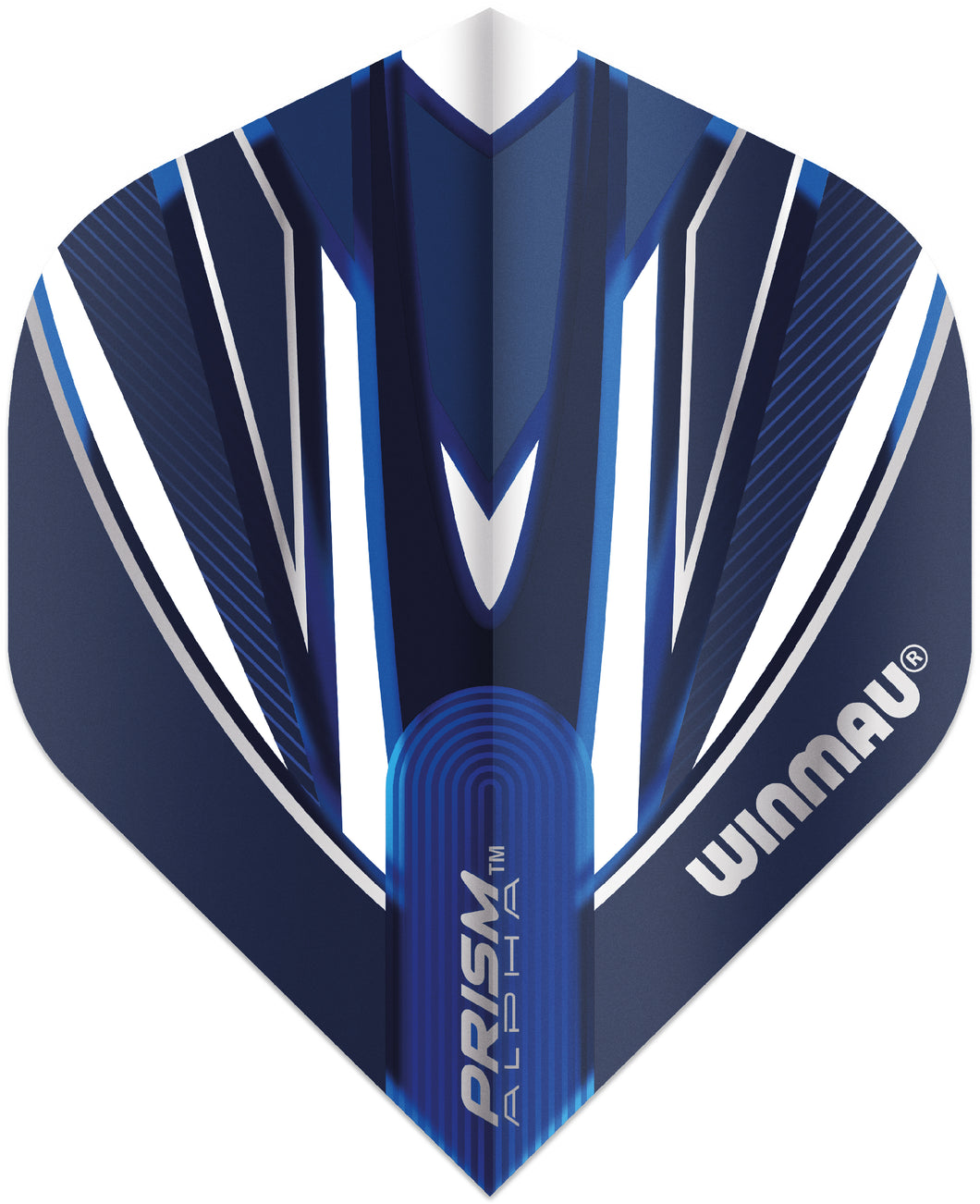 Winmau Prism Alpha Flights - Standard Shape - Blue & White