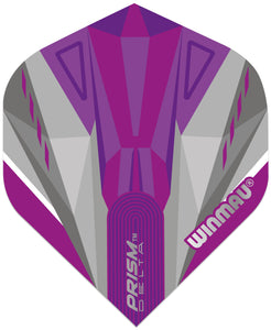 Winmau Prism Delta Flights - Standard - Purple & Grey