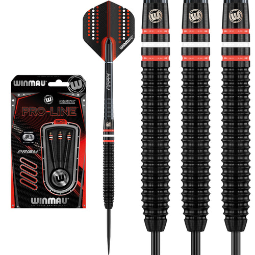 Winmau Pro-Line 90% Tungsten Darts - Onyx Coating - 21g - 26g