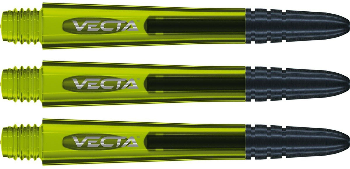 Tiges De Fléchettes WINMAU Vecta En Polycarbonate - Lot De 3 (courtes 34mm, Intermédiaires 37mm Ou Moyennes 40mm) - Accessoire Professionnel Pour Fléchettes