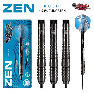 Shot Zen Roshi - Steel Tip Dart Set - 90% Tungsten - 23g 24g 25g