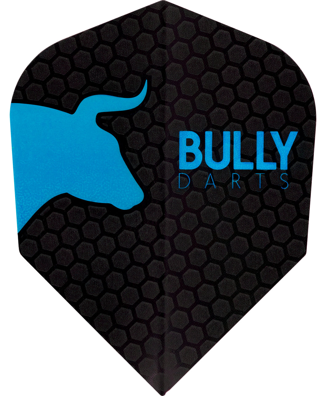 Bully Dart Flights - Aqua - 100 Micron - Standard Shape