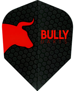 Bully Dart Flights - Red - 100 Micron - Standard Shape