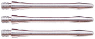 Plain Silver Aluminium Dart Shafts