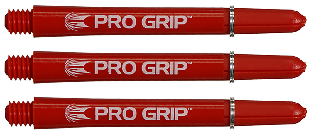 Target Pro Grip Red Dart Shafts