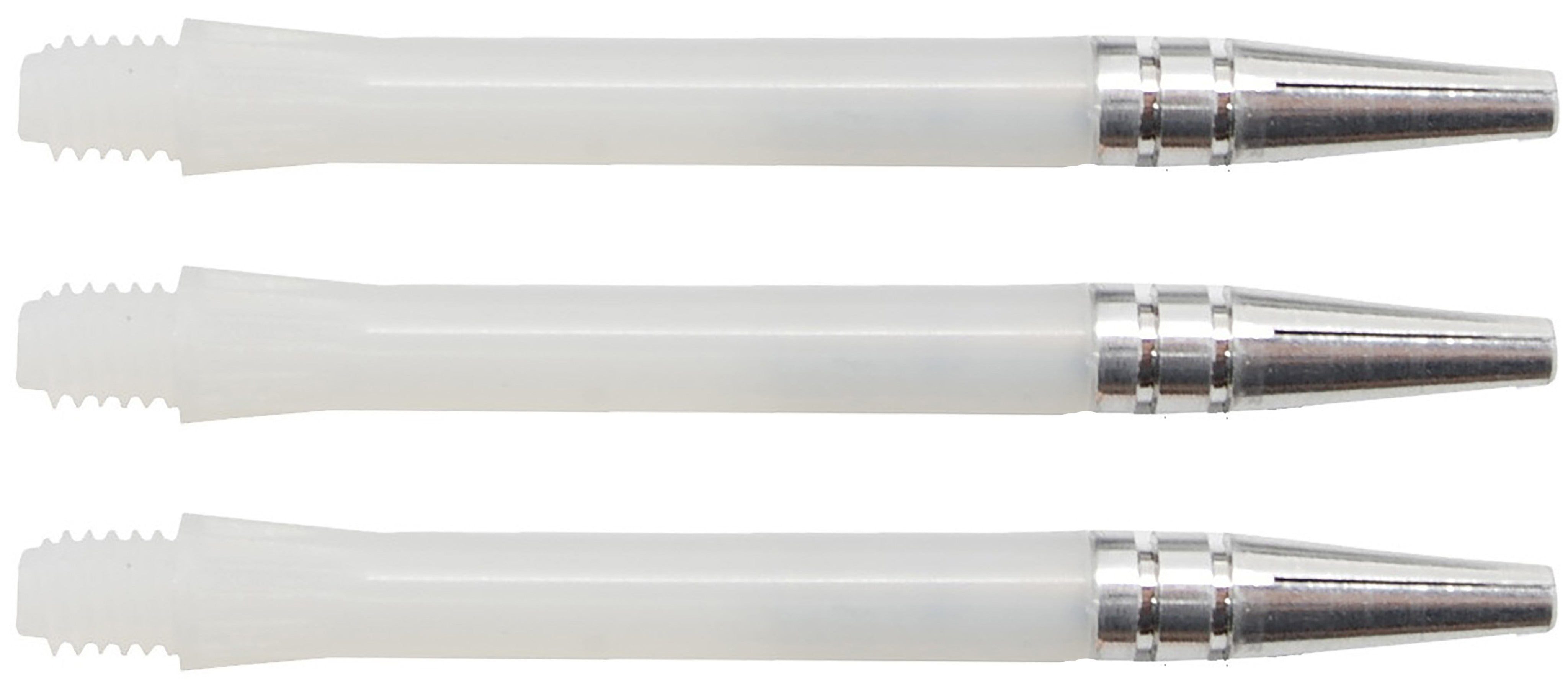 White Spinning Dart Shafts